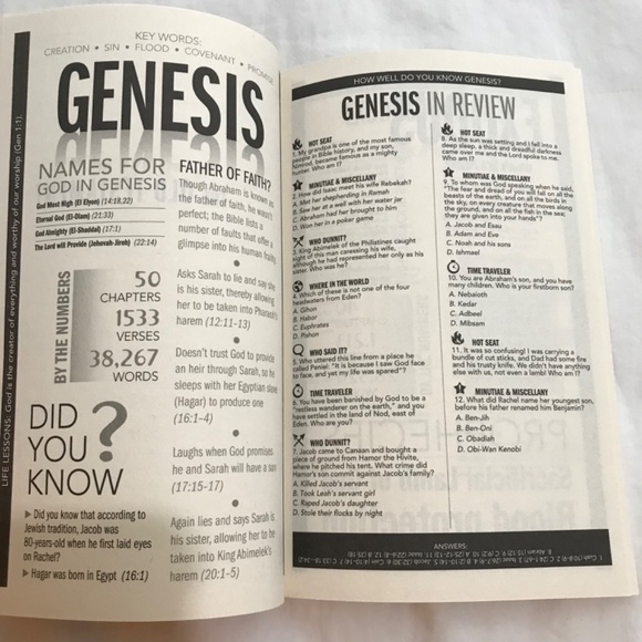 Strong and Courageous Journal with 1000 Trivia Facts About The Bible Bundle - Picture 6 of 16